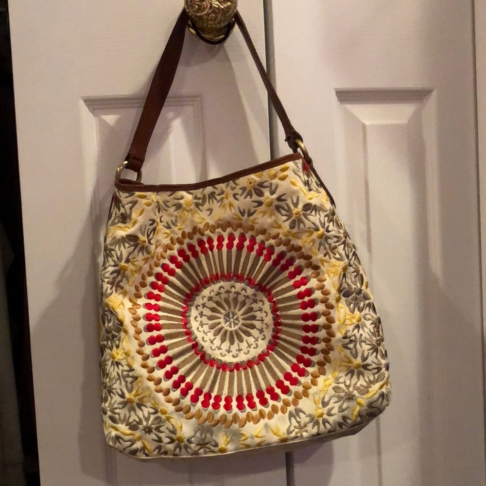 Cole Haan Print Embroidery Purse